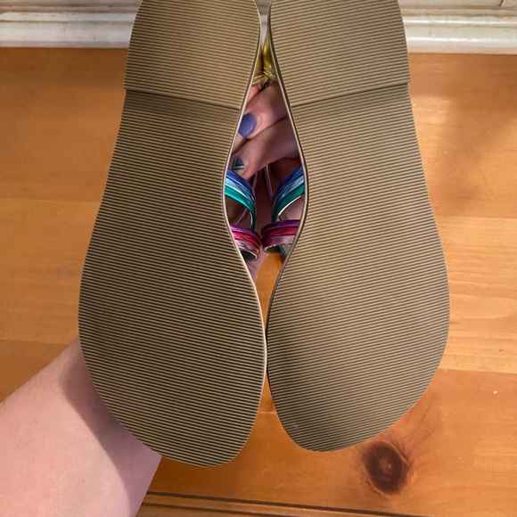 Girls multicolor metallic sandals - Picture 3 of 3